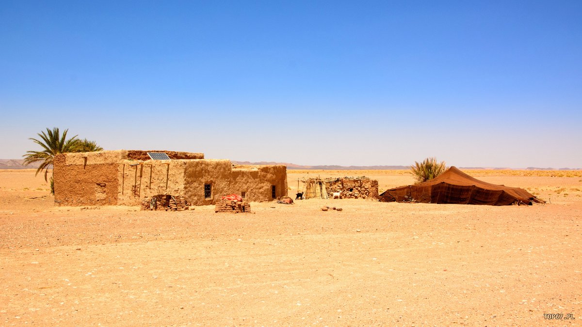 TP4_4791.jpg - Zagroda na Saharze. Oczywiście z panelem słonecznym.